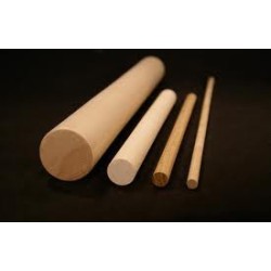 6FT ROUND ROD , WOOD