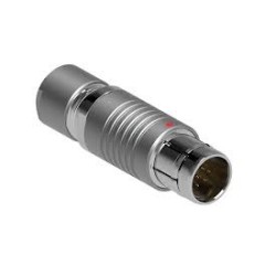 Fischer Connectors ,Mount Plug ,4POS ,5pcs/box