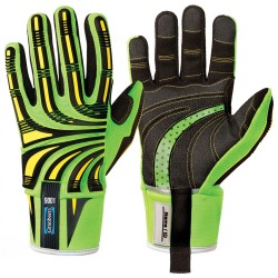 GranberG , Size 9 ,Cut F Impact Hi-Viz , 2pair/box