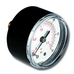Pressure Gauge,1/8" BSPT , Back thread , Surface 42mm , 0-150PSI/10Bar