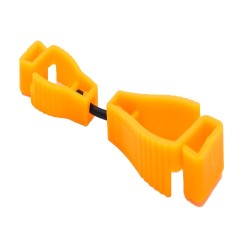 Orange Glove Clips