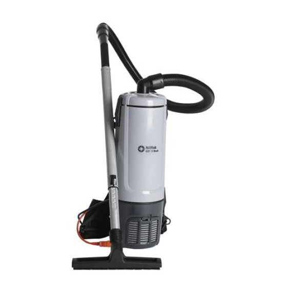 Nilfisk commercial backpack dry hepa vacuum cleaner , 5LITï¼Œ1300w, 230v