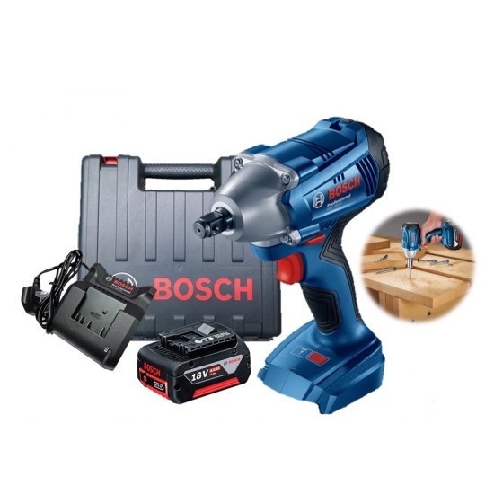 250LI, 18  V c/w 2pcs battery 3.0Ah &amp; 1pc charger ,250Nm  Cordless Impact Wrench