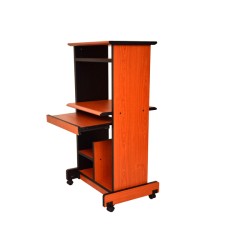 L600mm X D480mm X H1285mm , NV, - Colour Beech ,Personal C Computer Table 