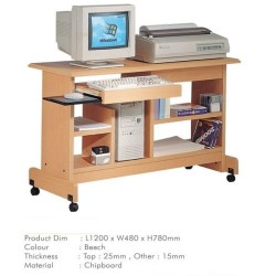 1200mm X 480mm X 780mm Personal C Computer Table ,Grey colour