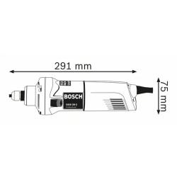 75mm X Total Length 291mm 6mm collect ,Straight Grinder ,Output 350W, 30000rpm, 1.4kg, 240V 75mm X Total Length 291mm 6mm collect ,Straight Grinder ,Output 350W, 30000rpm, 1.4kg, 240V