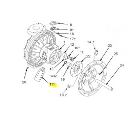 Husky 2150 diaphragm pump part kits ,102-656 ,material Aluminium