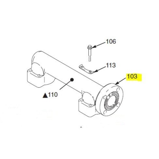 Husky 2150 diaphragm pump part kits , 103 ,189792 ,Manifold outlet