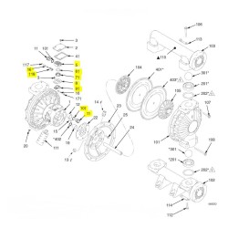 Husky 2150 diaphragm pump part kits , 5,6,7,8,9,10,11,16,18