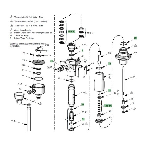 255507, Complete Seal Kit; Severe Duty, L100CS 