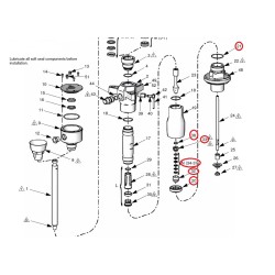 255-558,20,21,32,33,34,35,36,37,38, Intake Valve Seal Metal and Soft Kit; MaxLife