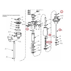 255-578,18,21,24,34,35,36,37,38, Priming Piston Rod Kit; MaxLife