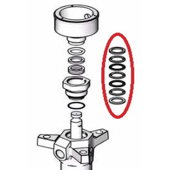 M5-8,Graco , L100CS ,Mate-100cc, Throat seal kit , Sever Duty 
