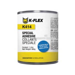 K-FLEX K-414,Black ,Contact Adhesive is an air-drying, contact adhesive that is excellent for joining seams and butt joints of elastomeric pipe and sheet insulation