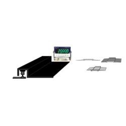 1000kg X 0.1kg, 1520mm X 1520mm Platform , Digital LCD Floor Weighing Scale with Stand