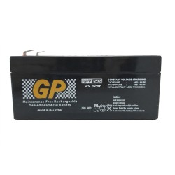 GPP1232, 12V 3.2AH Sealed Lead Acid Rechargeable Battery 
