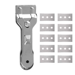 44mm Width ,Glass Scraper Multifunction Easily Cleaning ,10pcsBlade with Handle