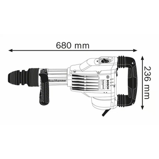 1700W ,GSH 11 VC DEMOLITION HAMMER,SDS-max