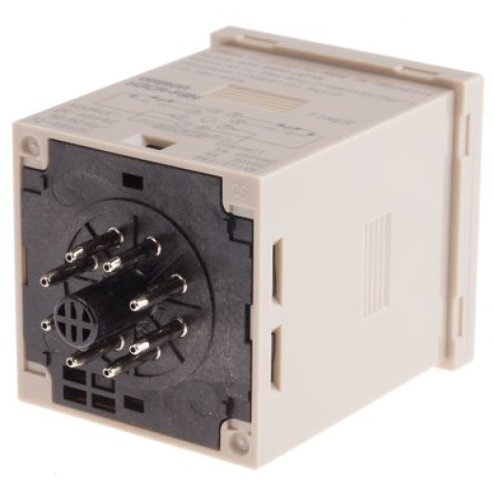 Omron H3CR-F8N AC24-48/DC12-48 OMI ,TIMER with PF083AE Base ,Timer Relay, 8-Pin Connector, DPDT, 12 â†’ 48 V dc, 24 â†’ 48 V ac 