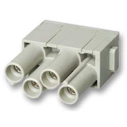 9140043141 Heavy Duty Connector Insert, Han® CC Protected Socket Module, Less Contacts, Han-Modular Series 
