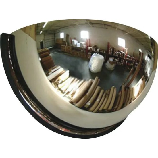 800mm, Half Dome Convex Mirror , Acrylic With Rubber Slip