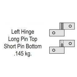 CENTRA SEP DOOR HINGER, ALUMINIUM PROFIL 38MM X 42.3MM X 2PC X PIN (10SET/BOX),LEFT SIDE
