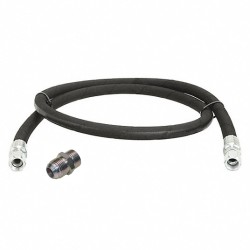 Packout lifter, 2600PSI,11ft X OD17.4mm (ID: 3/8’’) Yokohama 1SN-06 high pressure hose c/w both end 12 JIC 19mm (16 G) x 3/8" Hose Tail ,3/8"BSPT X 3/8"TAPER HYD NIPPLE 