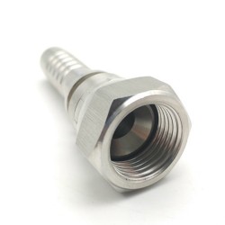 316 S/STEEL 6MM HOSE C/W MALE 1/4" BSPT X 1/4" JIC UNION HYDRAULIC CONNECTOR SET ,5pcs/box