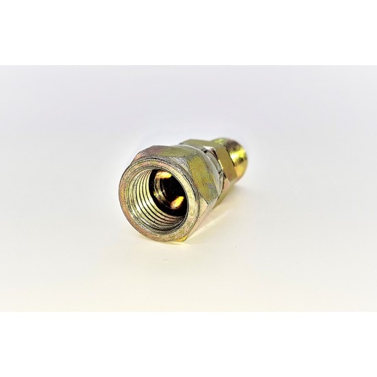 Straight adapter ,JIC 3/8" B2573 ,Swivel Hex Nut ,Male X Female Thread 14.2mmX18g ,Station 20ACP