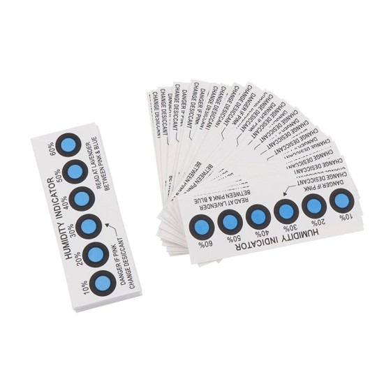 10.5x 4cm/4.13 x 1.57in ,Humidity Indicator Card 10%-60%, 200pcs/pkt