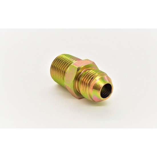 Taper,½"(18.9mm X 16g) JIC X male Thread (3/4"14g) , Nipple