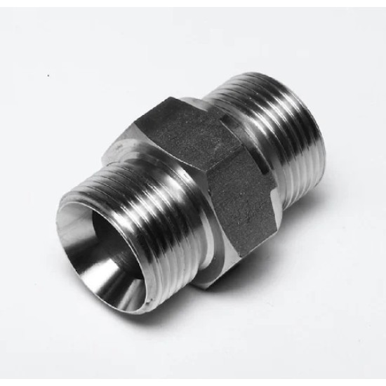 SUS, ¼’’ Taper Adapter, 0404, BSP ,Hydraulic Nipple