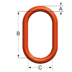 RING THK A:32MM, C:140MM X B:270MM ,WLL15.2ton RING THK A:32MM, C:140MM X B:270MM ,WLL15.2ton