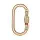 KARABINER , opening 18mm ,Steel Carabiner with Screw Gate