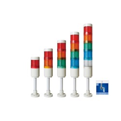 060FD513L-RYG Tower Light,LED,  red, yellow and green, diameter 60mm 24 vdc flashing with buzzer 