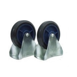 Caster Set c/w bracket, fixed x 2pcs ,Japan ,150kg