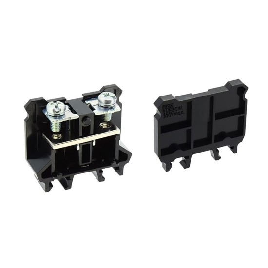 600V 50A,IDEC, BNE50W , BNH50W Terminal Block, 2pos 6AWG