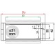 ID Width 50mm , Igus e-chain Series E6.35 , Trunking ,1 meter length with 40 links, inner height: 35mm