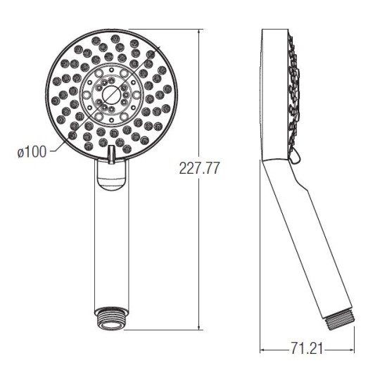 5 functions hand shower set ,Johnson Suisse 