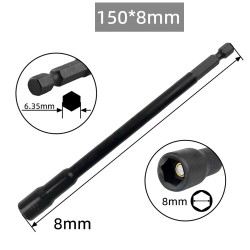 M8 X 150mm 1/4" Hex Drive Magnetic Socket ,Nut Setter
