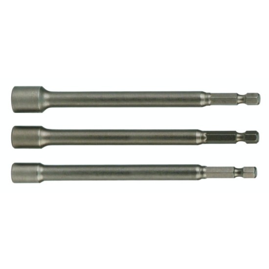  13MM X 150mm,Magnetic ,Socket Bit 1/4in shank ,Roller Assembly,5pcs/pkt
