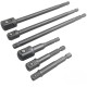 6 Pcs Hex Shank Socket Adapter Drill Bit/Extension Set, 1/4", 3/8", and 1/2" Driver Power Drill Impact Driver - 3 inch &amp; 6 inch Socket Adapter