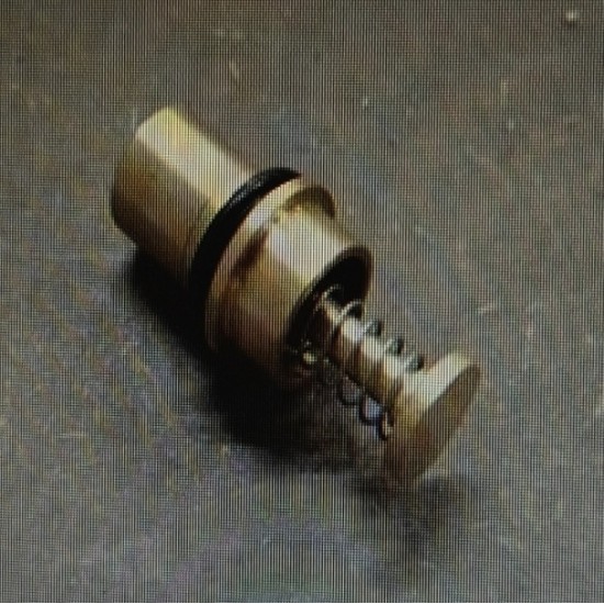 Johnson Suisse Push Button Core only for Urinal Flush Valve , For Model WBFT400454CP, Without Hex Nut .