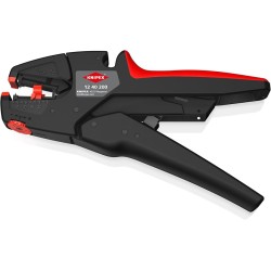 J030, KNIPEX EVOSTRIP SELF ADJUSTING INSULATION STRIPPER 12 40 200, 0.03 to 10 mm2, 200mm Overall