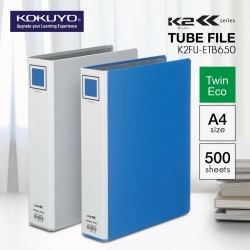 KOKUYO K2FU-ETB650  5CM Tube File A4-S with Handle, color: Blue