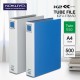 KOKUYO K2FU-ETB650  5CM Tube File A4-S with Handle, color:Grey