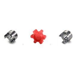 Aluminium Hub Coupling with Center PU Insert