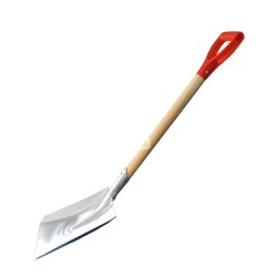 ALUMINIUM SHOVEL ,990mm(L) X Blade Width 240mm X  Blade Length 418mm ,Wooden shaft and PYD handle