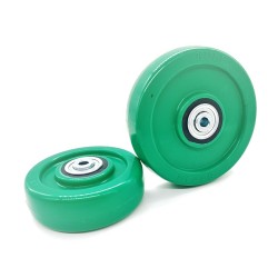 Kuli 4'' x 1 1/4'' (green) , Body Width 42mm,ID 8.3mm, loading: 100kg/pc