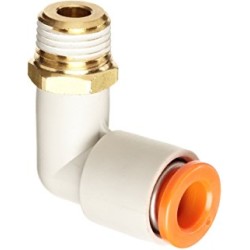 3/8" male thread x 5/16" OD tubing Elbow, 10pcs/bag 